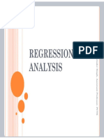 Regression Analysis