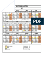 Calendario 2023 - Mélida