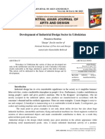 Development of Industrial Design Sector in Uzbekistan