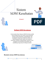 Sistem SDM Kesehatan