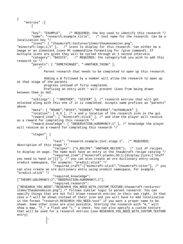 Example - Json | PDF
