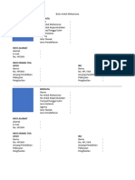 Format Buku Induk