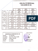 Hal Pelaksanaan Final Tes Reguler - 2