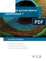 Brochure Bonne Candidature