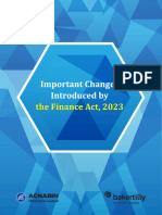 Important Changes by The Finance Act, 2023 (ACNABIN)