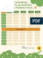 Jadwal Math & Ipas