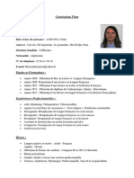 CV Curriculum Vitae IBTISSEM