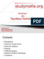 Touchless Touch Screen Technology