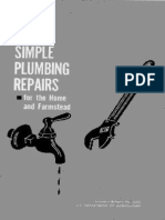 Simple Plumbing Repairs For The Home and Farmstead