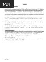 Chapter 5 (Memory Management) Notes