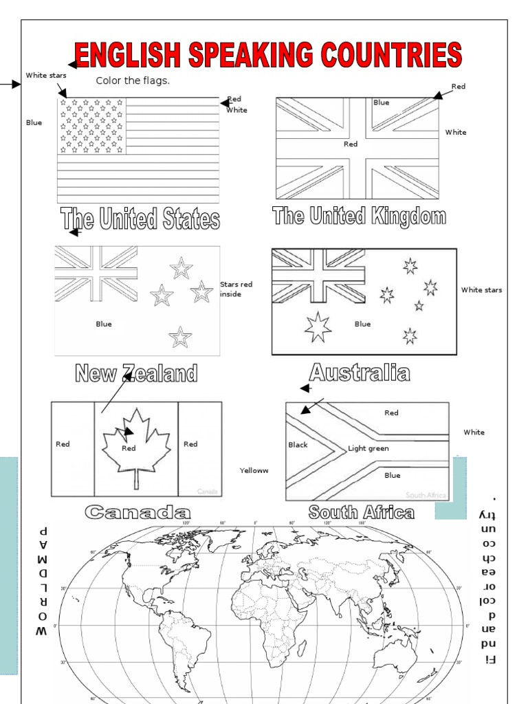 English Speaking Countries PDF