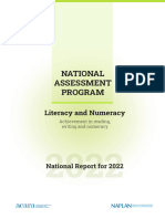 2022 Naplan National Report