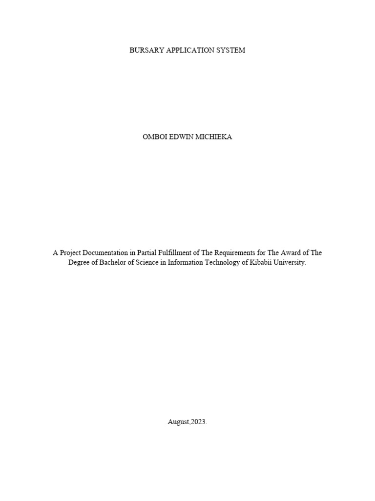 Sample System Documentation