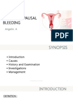 Postmenopausal Bleeding