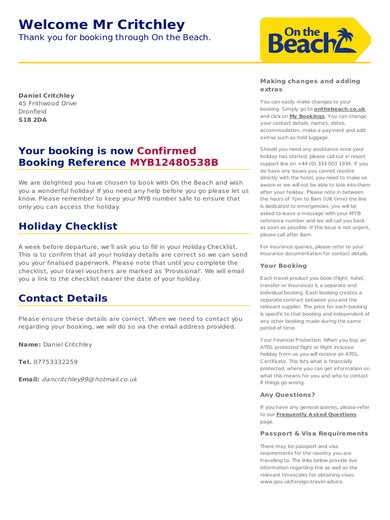 Holidays | PDF