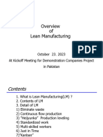 Lean Manufacturing For APO