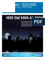 IEEE-Std-3005.4-2020, IEEE Recommended Practice For Improving The Reliability of Emergency and Stand by Power Systems