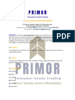 PRIMOR Company Profile