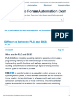 Difference Between PLC and DCS - Industrial Automation - Industrial Automation, PLC Programming, Scada & Pid Control System