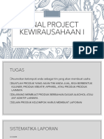 Final Project Kewirausahaan I