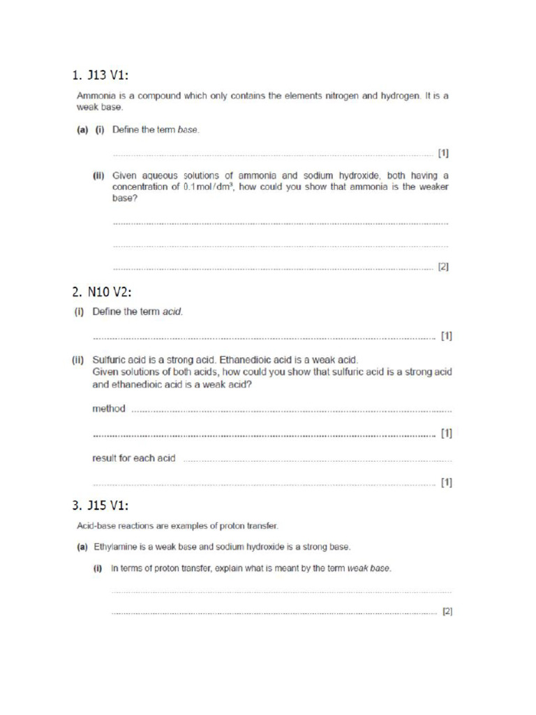 Acids and Basis P4 Hw1 PDF