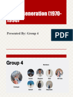 Fourth Generation (1970-1990)