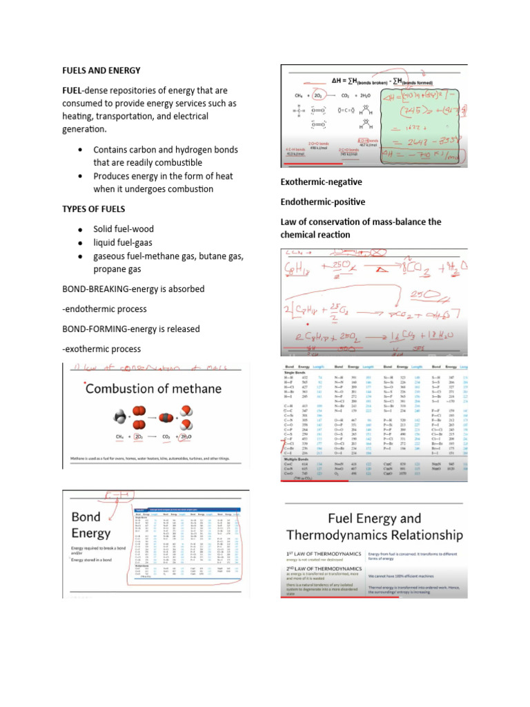 Fuels and Energy PDF