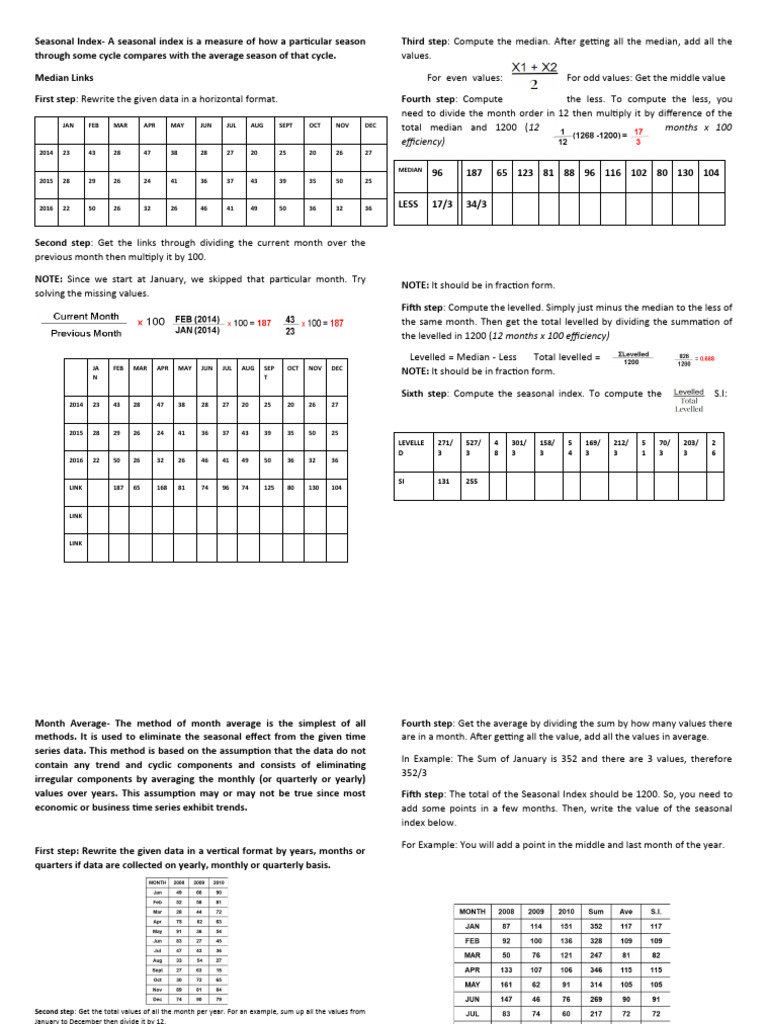 Seasonal Index PDF