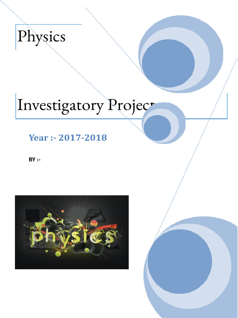 Physics Investigatory To Find The Refractive Indices Of A Water B