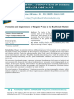 Formation and Improvement of Property Value in The Real Estate Market