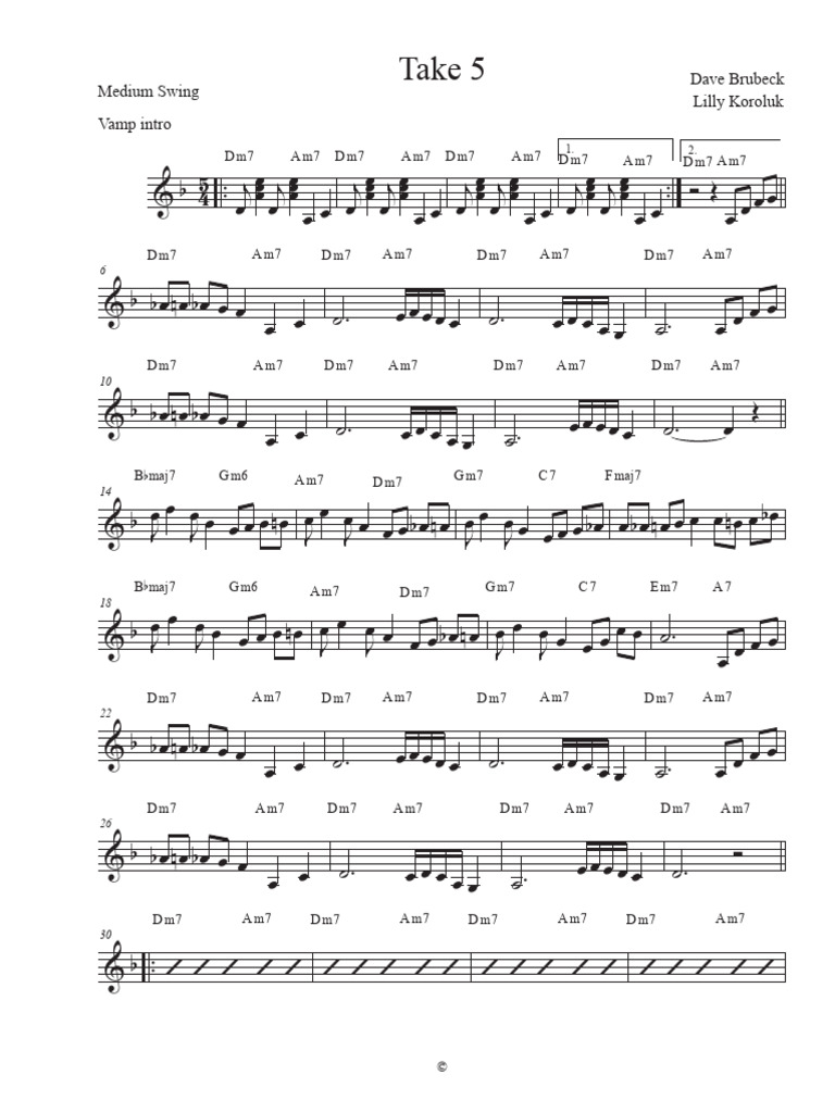 take-5-score-pdf