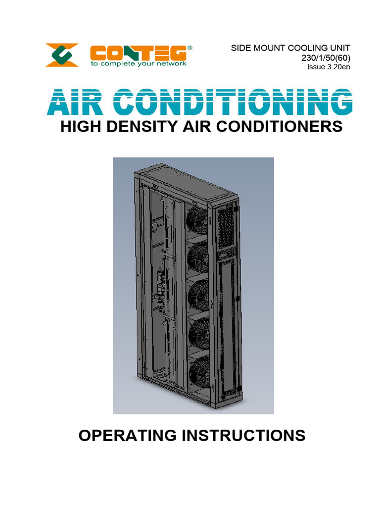 CONTEG - Operating Manual v3 2 EN | PDF | Air Conditioning | Power Supply