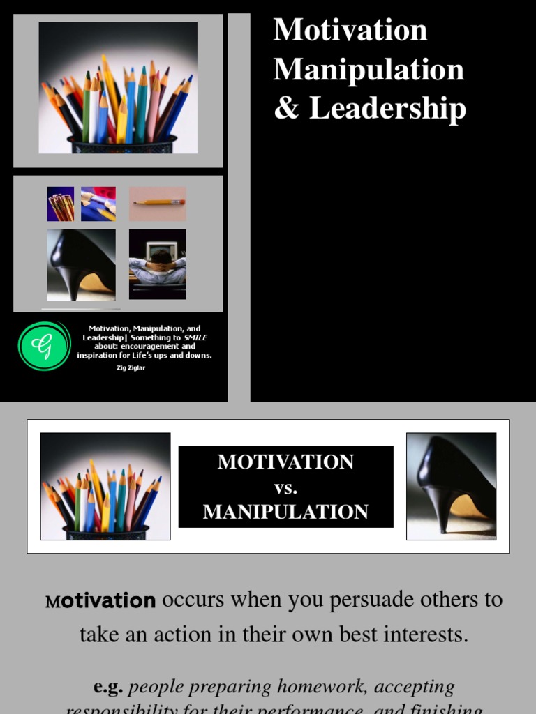 Motivation Manipulation & Leadership PDF