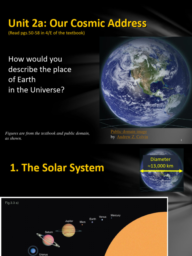 Earth's Place in the Universe Explained | PDF