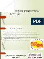 Consumer Protection Act 1986 New
