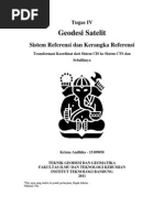 Download Tugas Geosat 4 Krisna Andhika 15109050- Sistem Referensi Dan Kerangka Referensi FIX by Krisna Andhika SN68068641 doc pdf