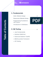 Automation Testing Curriculum