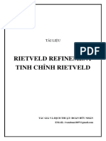 RIETVELD REFINEMENT - TINH CHỈNH RIETVELD