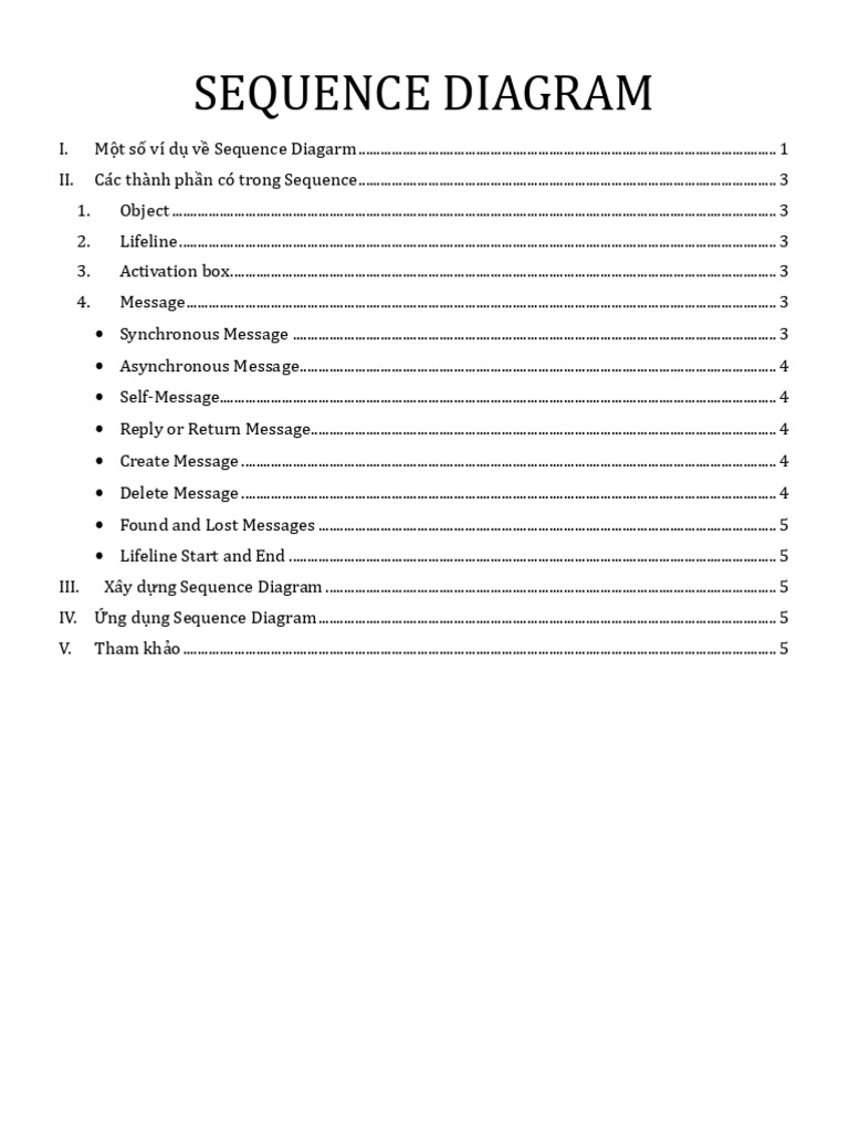 UML Sequence Diagram | PDF