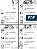 Writing Checklist