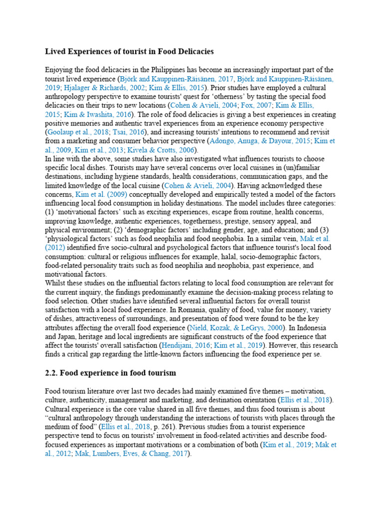 Lived Experiences o…