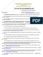 Presidência Da República: Decreto-Lei #4.657, de 4 de Setembro de 1942