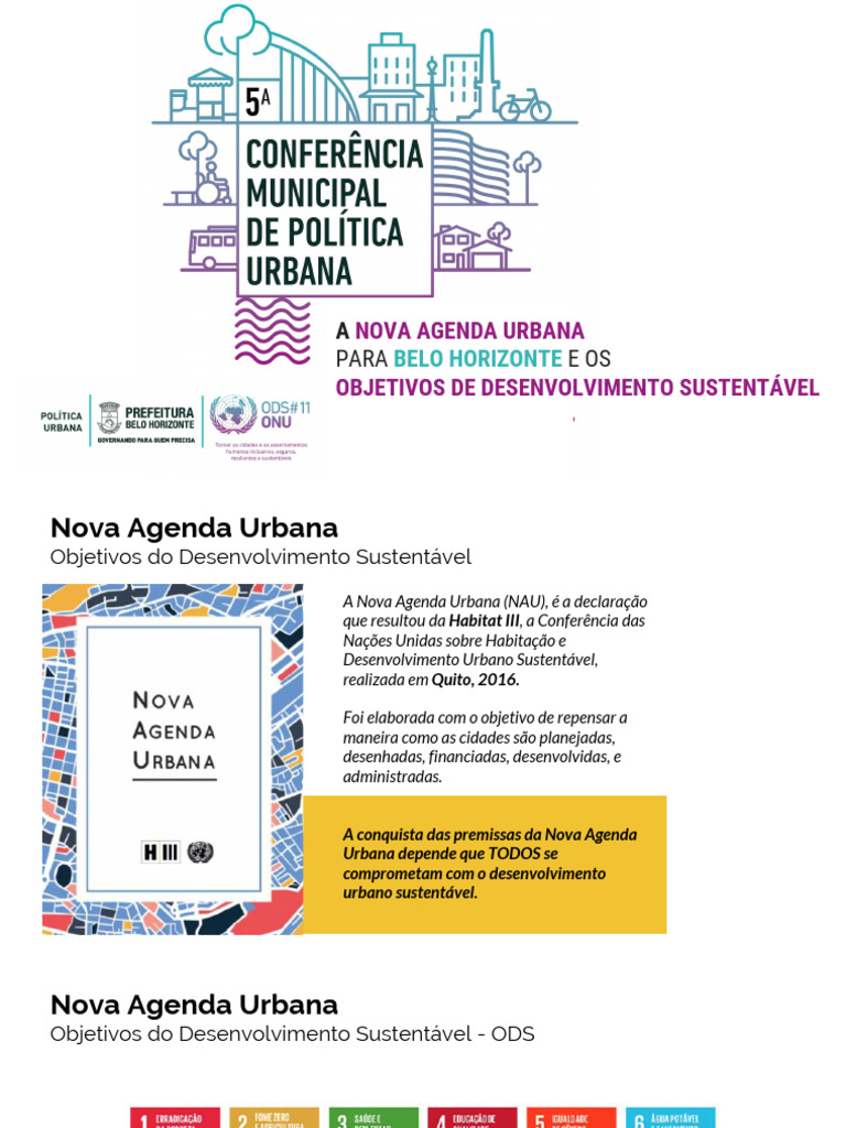 Nova Agenda Urbana BH | PDF