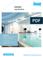Knauf AQUAPANEL Interior Ceiling System Brochure