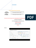 Computation of Supply and Demand