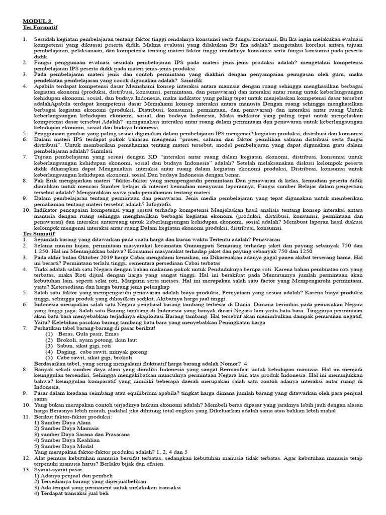 Full Modul Ips | PDF