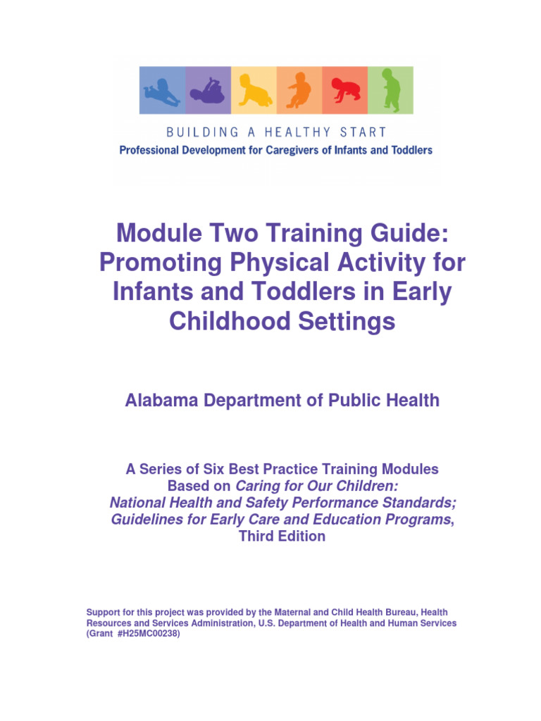 Physical Activity Training Guide | PDF | Infants | Child Care