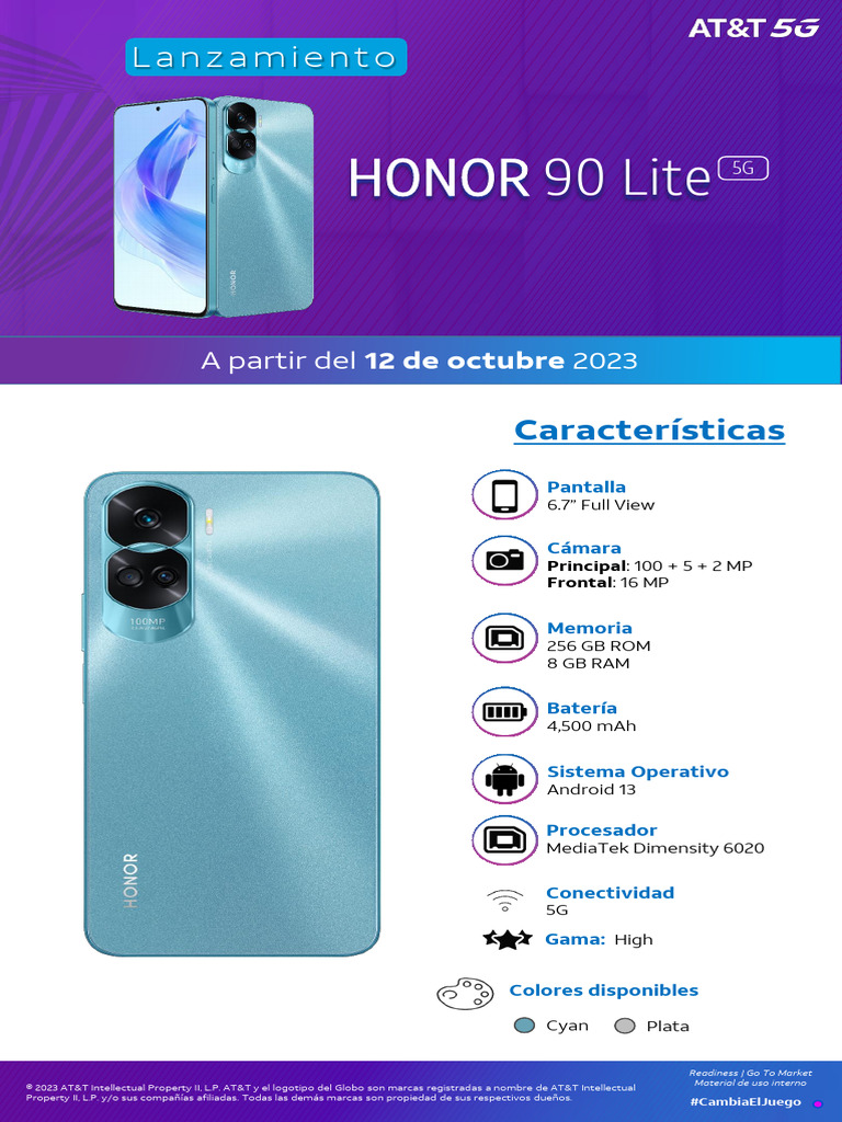 Honor 90 y 90 Lite: presentación, características y precio