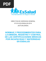 Directiva CITT Digital Cero Trámite ESSALUD | PDF | Seguro | Regulación