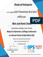 Manejo de La Hipertensión y Del Riesgo Cardiovascular en La Atención Primaria de Salud (Edición 2022) - Certificado Del Curso 3459769